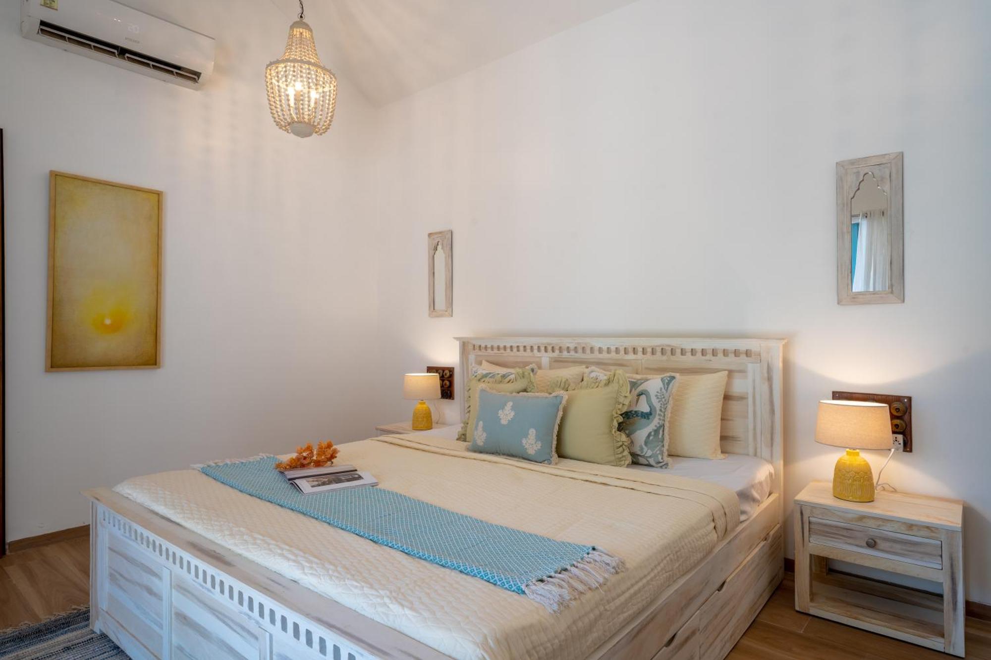 Lohonostays Villa Santorini 阿里巴格 外观 照片