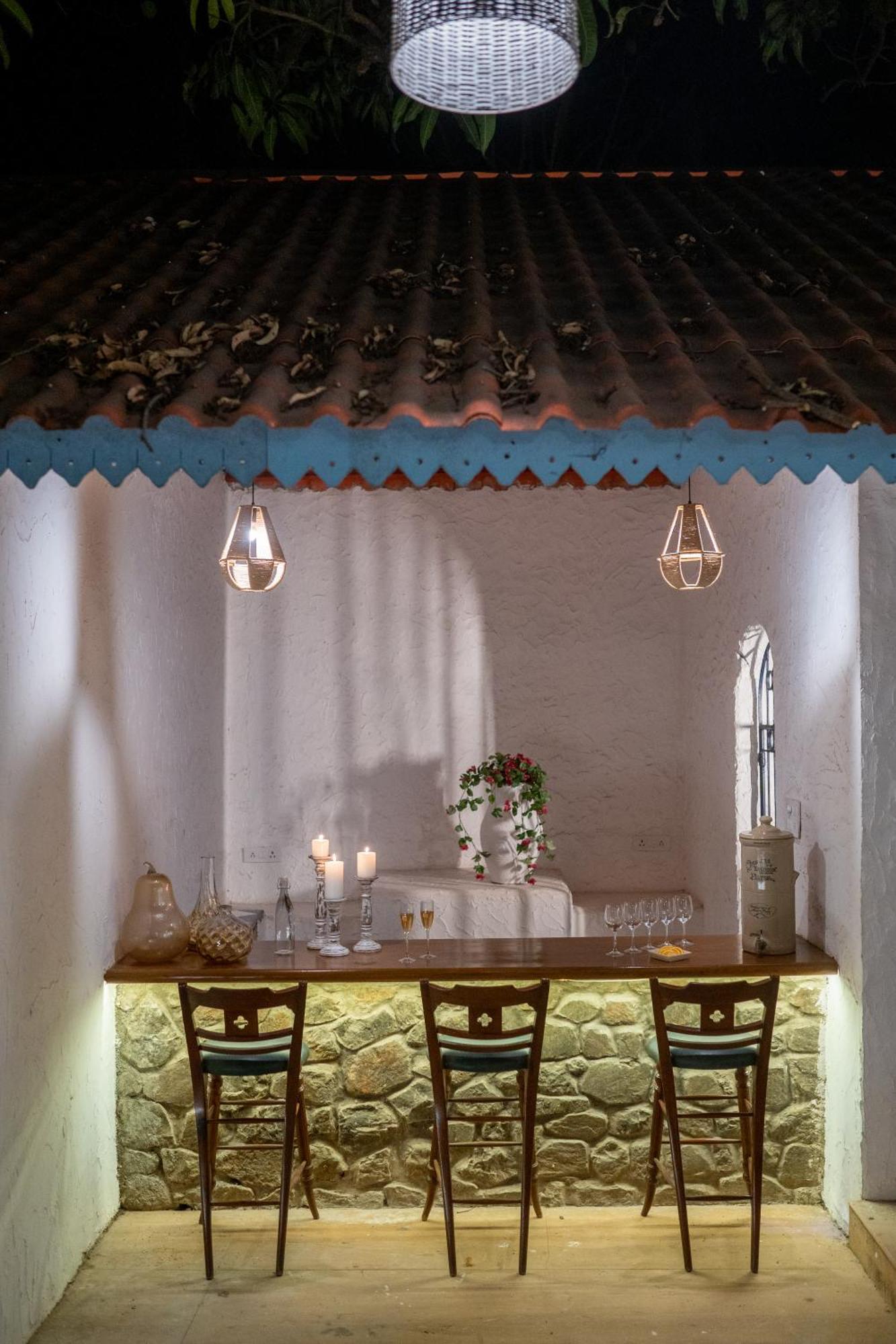 Lohonostays Villa Santorini 阿里巴格 外观 照片