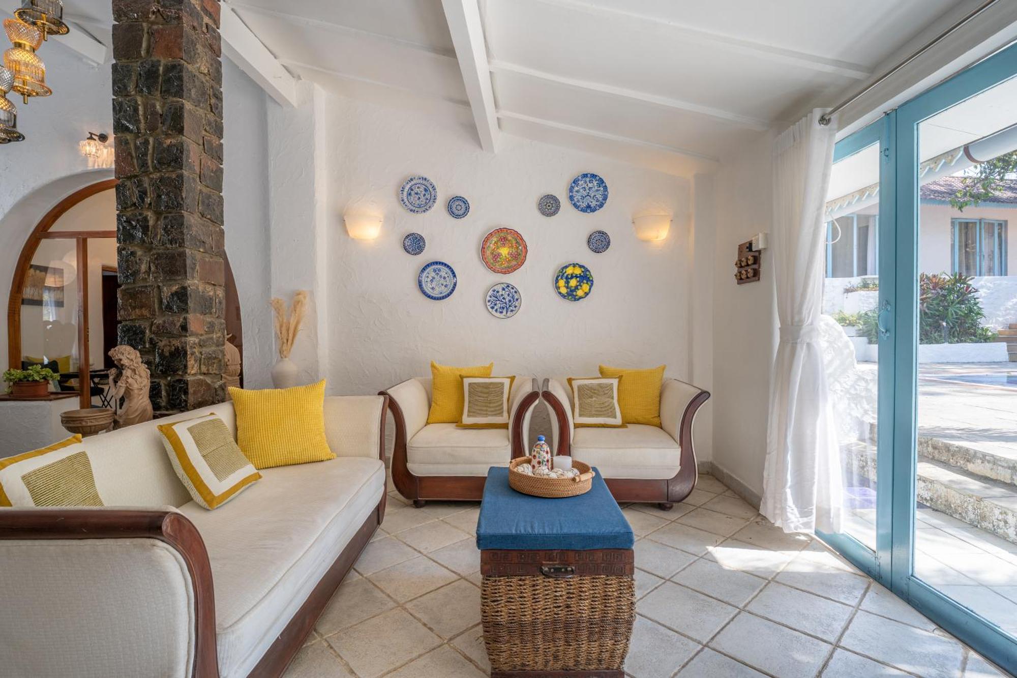 Lohonostays Villa Santorini 阿里巴格 外观 照片