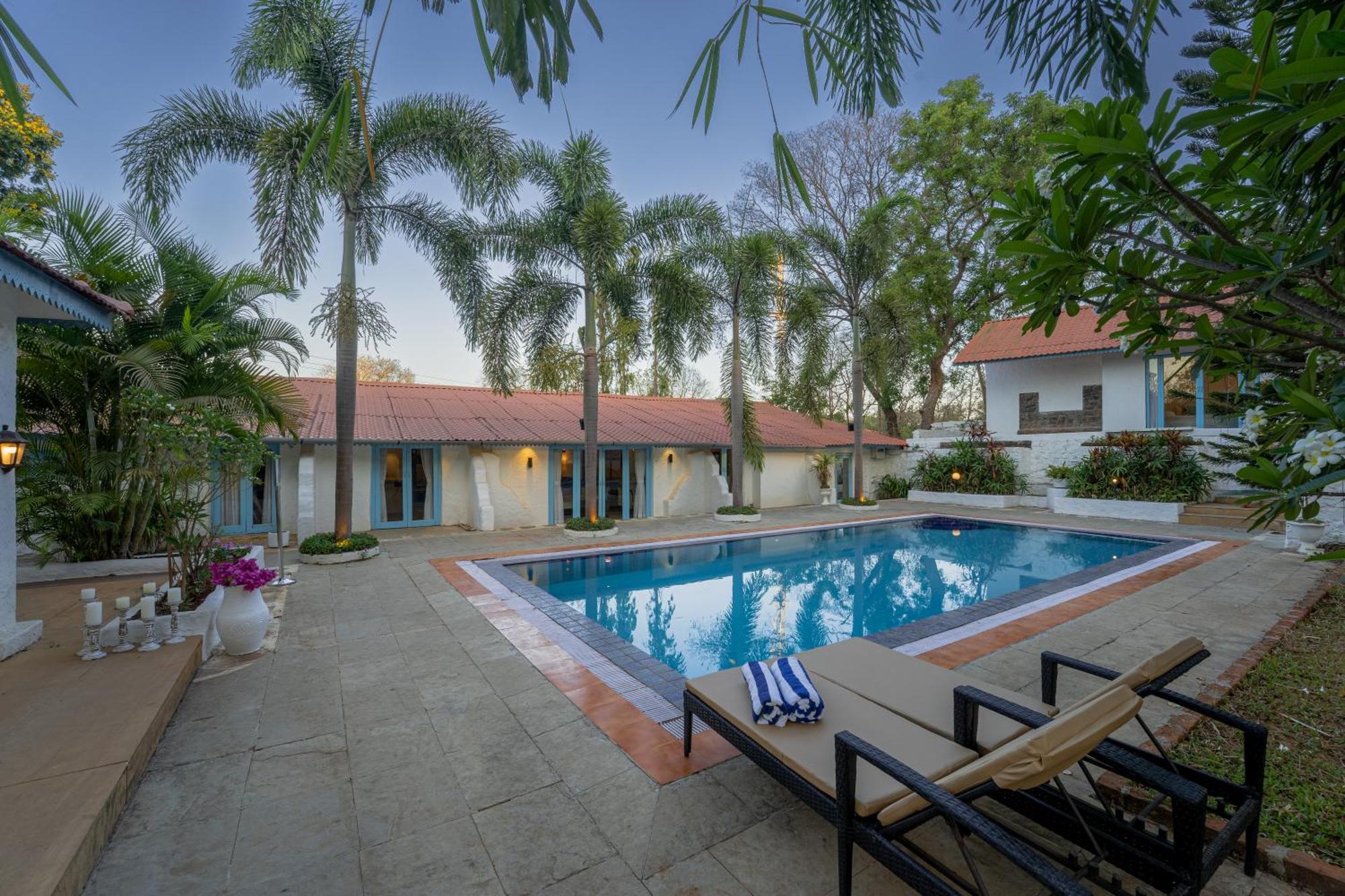 Lohonostays Villa Santorini 阿里巴格 外观 照片