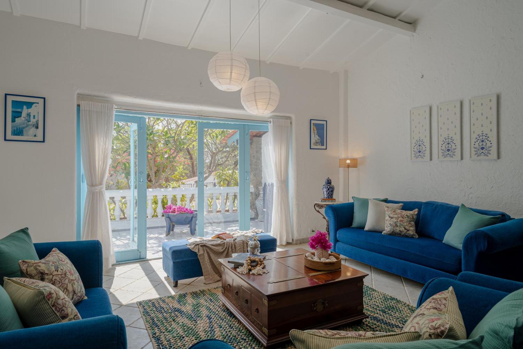 Lohonostays Villa Santorini 阿里巴格 外观 照片